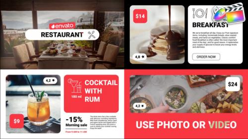 Videohive - Modern Restaurant Food Menu for FCPX - 43176219