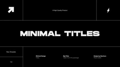 Videohive - Minimal Titles | PP - 43177440