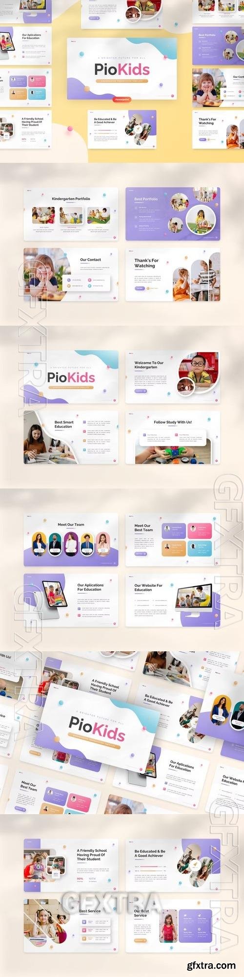 Piokids - Kindergarten & Preschool Powerpoint WBCCKEM