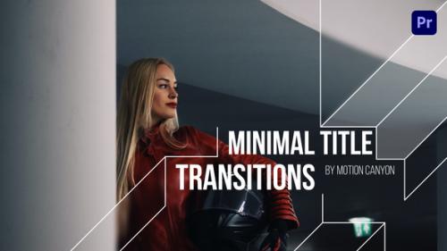 Videohive - Minimal Title Transitions - 43164859