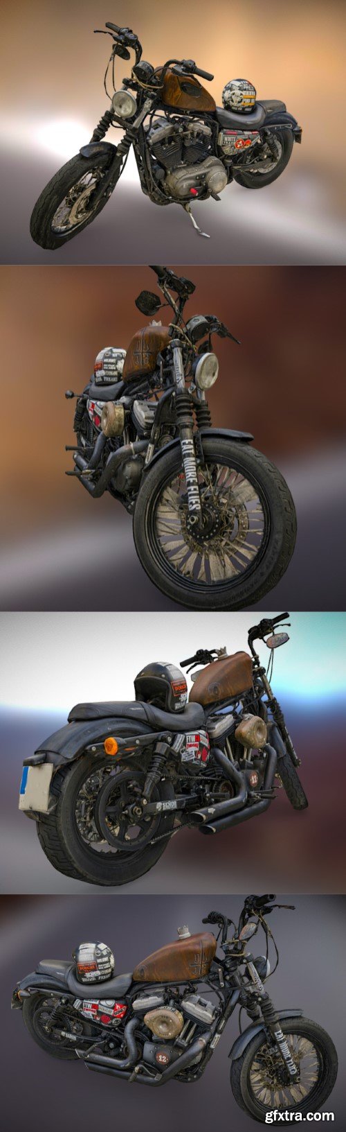 Señor MotorCycle Bike -Photogrammetry Scan