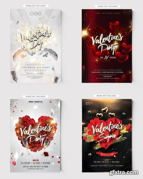 Valentine Day flyer templates