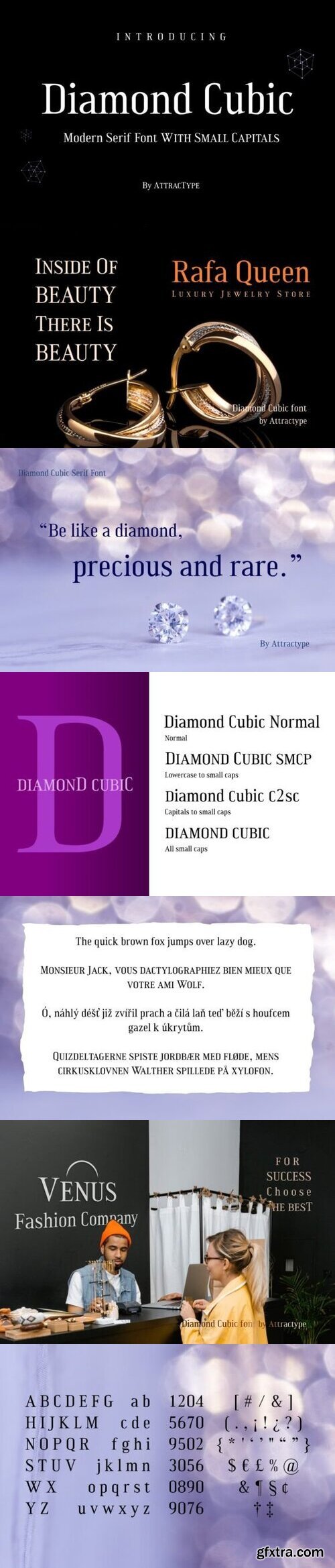 Diamond Cubic Font