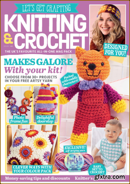 Let\'s Get Crafting Knitting & Crochet - No.148 - January 2023