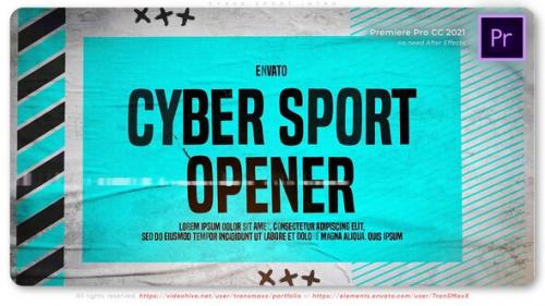 Videohive - Cyber Sport Intro - 43225668