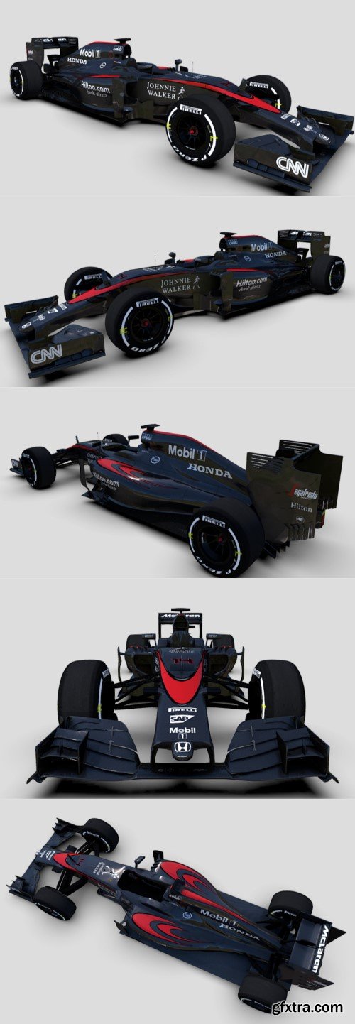 McLaren MP4-30 B Mexico 3D model
