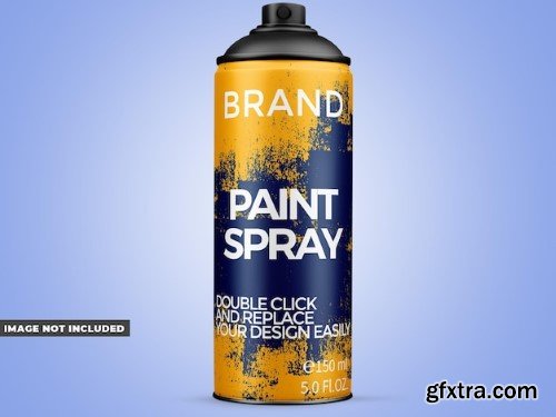 Spray can mockup