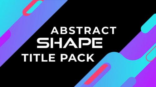 MotionArray - Abstract Shape Titles Pack - 1273476