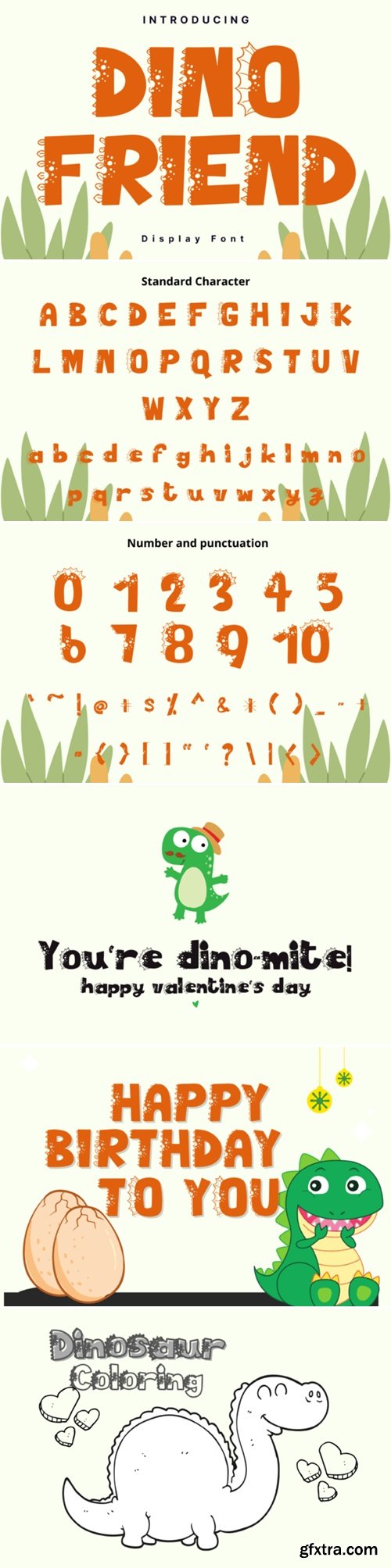 Dino Friend Font