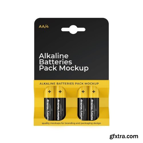Batteries Pack Mockup