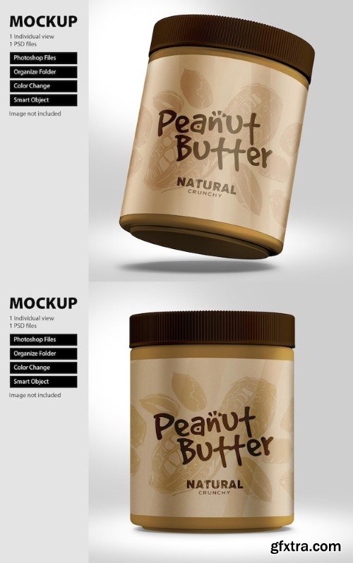 Psd plastic container or supplement bottle mockup