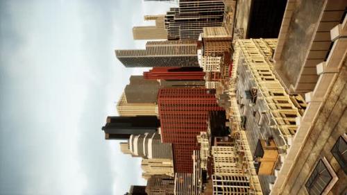 Videohive - Vertical Manhattan View From the Roof - 43263878