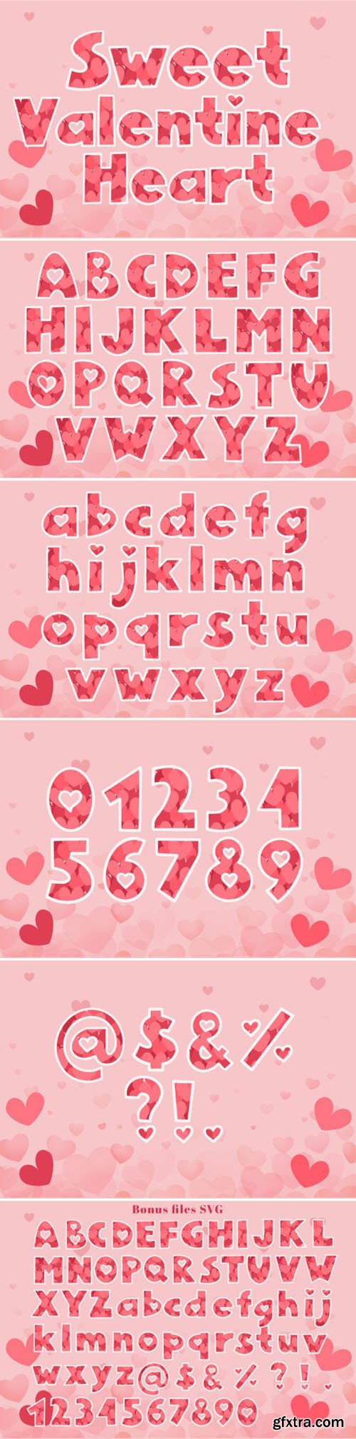 Sweet Valentine Heart - Lovely Designed Color Font