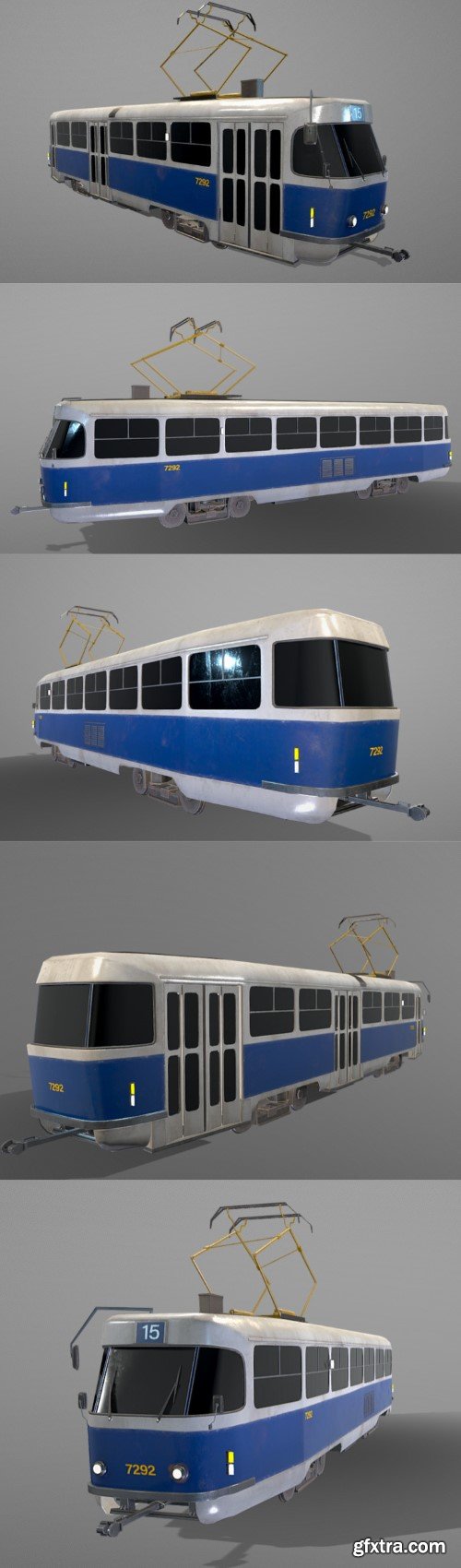 Tram 3d model