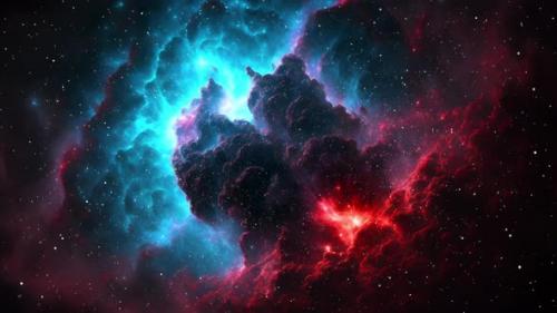 Videohive - Cosmic Nebula 4K Loop - 43222572