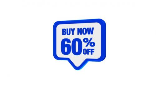 Videohive - Buy Now Discount Badge 60 Percent Off - 43252662