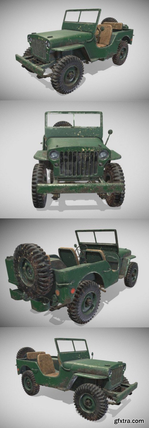 Jeep Willy 3D Model