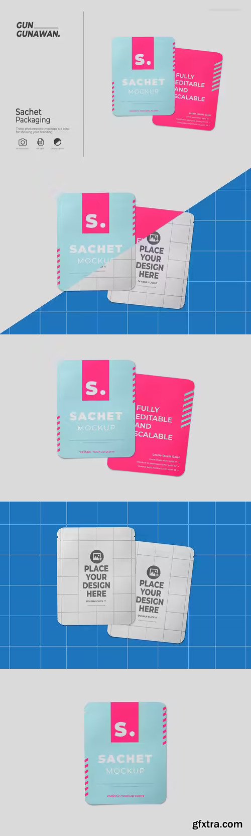 Sachet Packaging Mockup