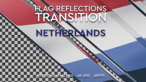 Videohive - Flag of Netherlands transition | UHD | 60fps - 43335666