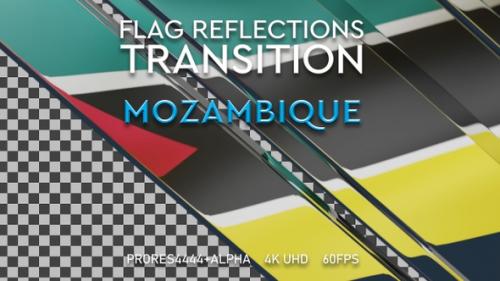 Videohive - Flag of Mozambique transition | UHD | 60fps - 43335671