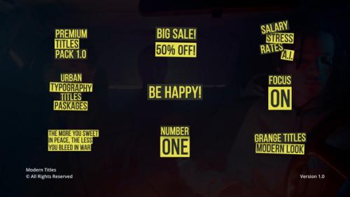 Videohive - Modern Titles | FCP - 43277355