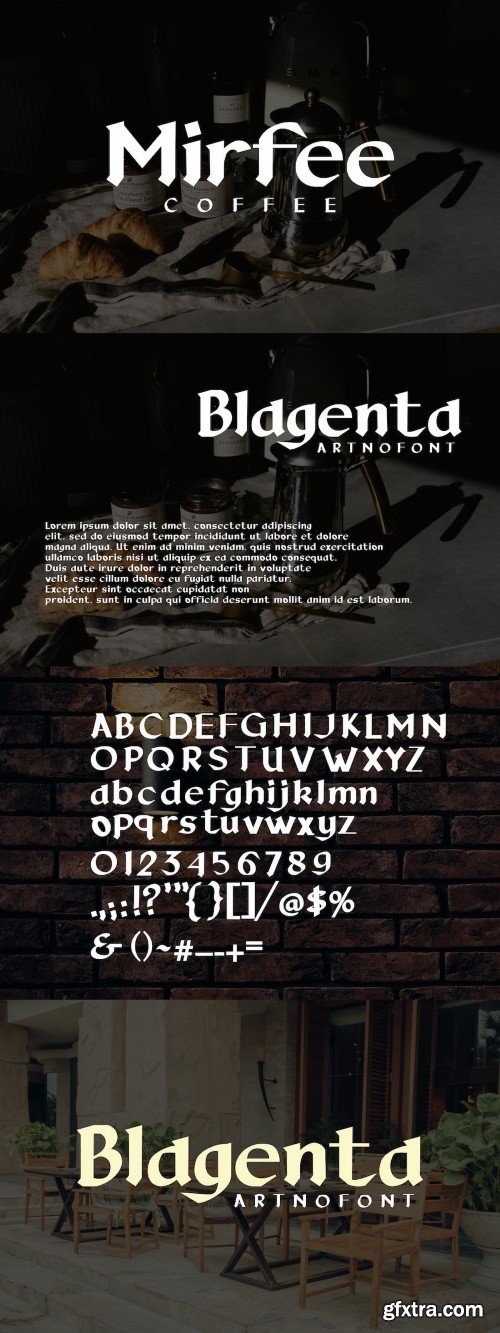 Blagenta - Serif Font