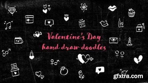 Videohive Valentine\'s Day Doodles 42949768