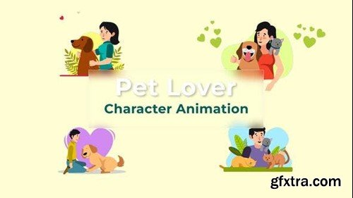 Videohive Pet Lover Character Explainer And Animation Scene Pack 36866280