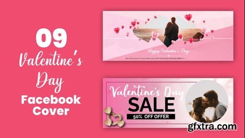 Videohive Valentine Sale Offer Facebook Cover 35758596