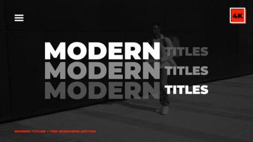 Videohive - Modern Titles | Final Cut Pro - 43273931