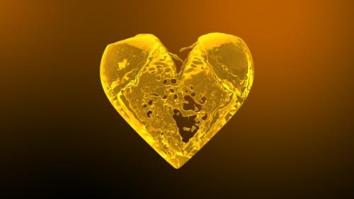 Videohive - Filling Heart With Pure Oil - 43306915