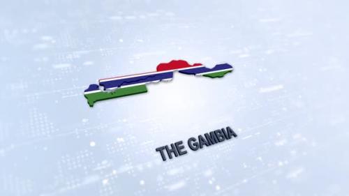 Videohive - The Gambia Map - 43332435