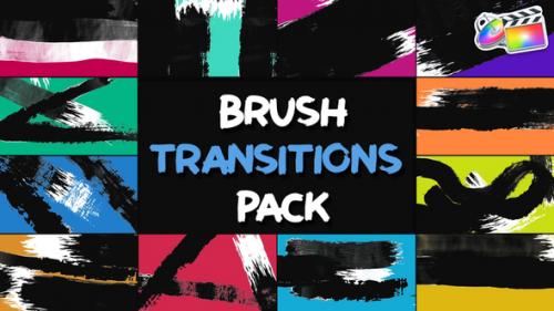 Videohive - Brush Transition Pack for FCPX - 43254284