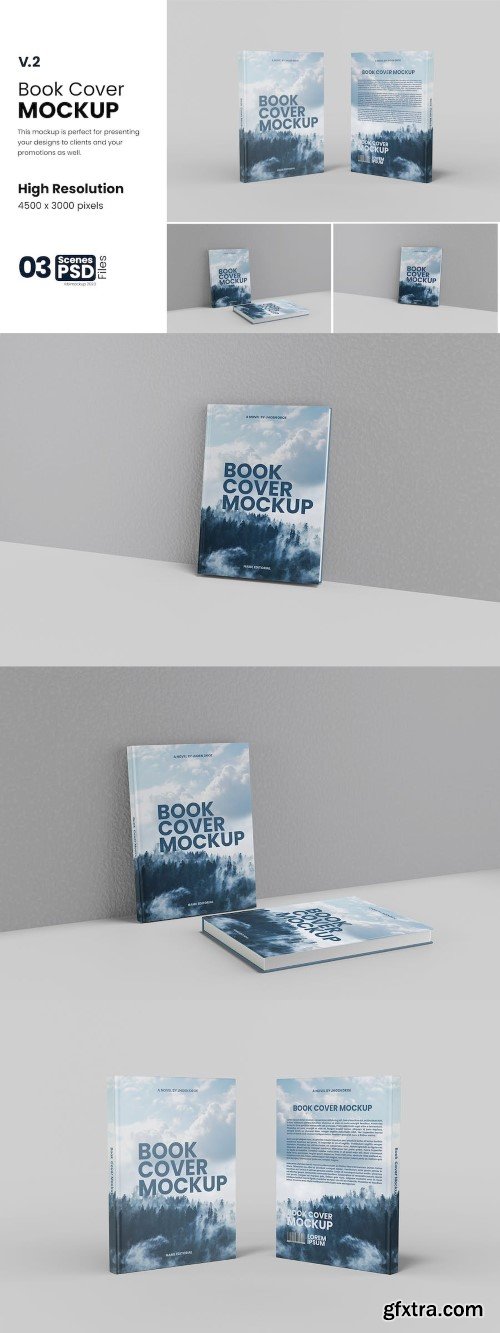 Book Cover Mockup V.2
