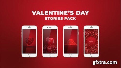 Videohive Valentines Day Story Pack 43255550