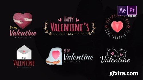 Videohive Valentines Day Titles Pack 43336699