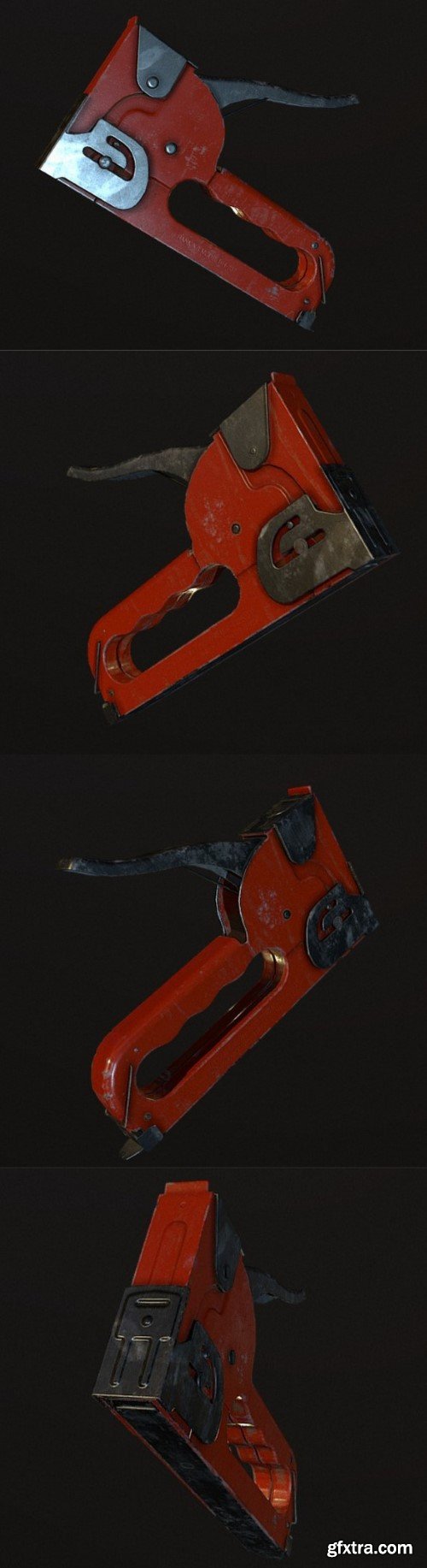 PBR Staple Gun 3D Model