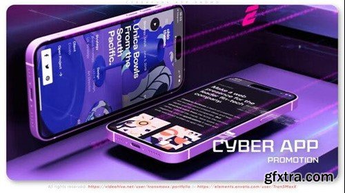 Videohive Cyberpunk App Promo 43383249