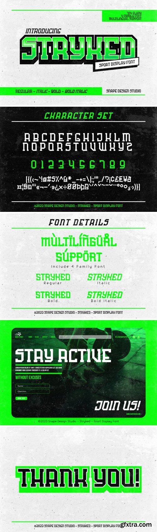 Stryked Font