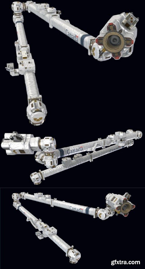 ISS Robotic Arm 3D Model