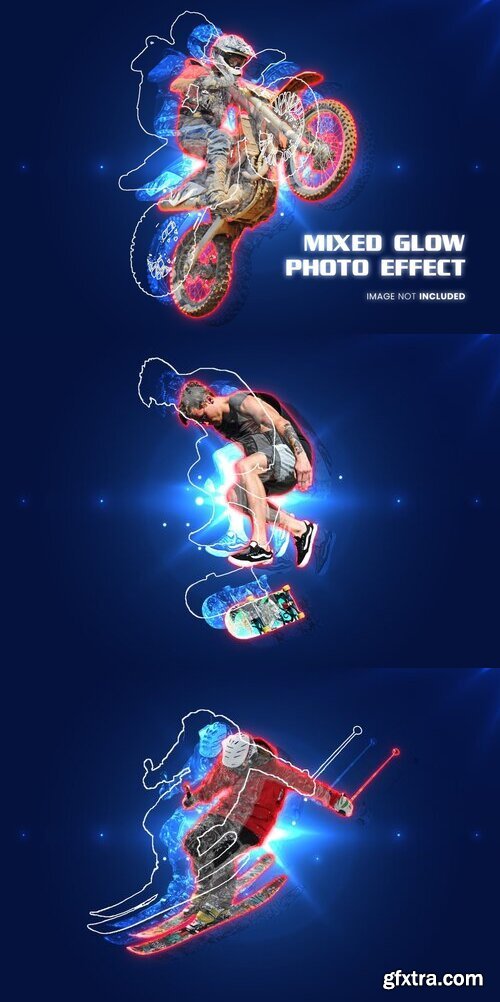Creativemarket - Mixed Glow Photo Effect 7455287