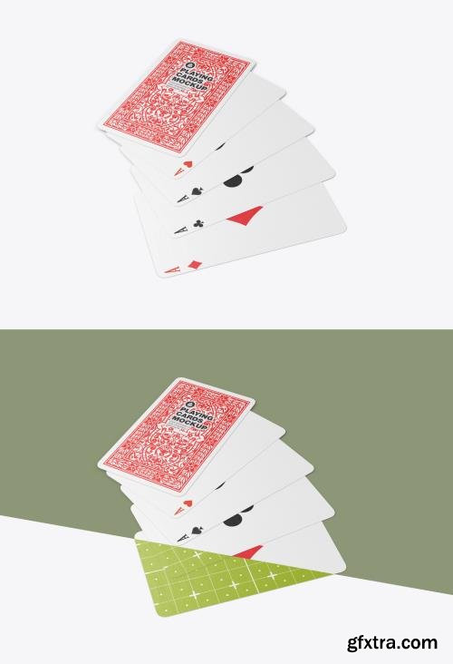 Poker Playing Cards Mockup 547966235
