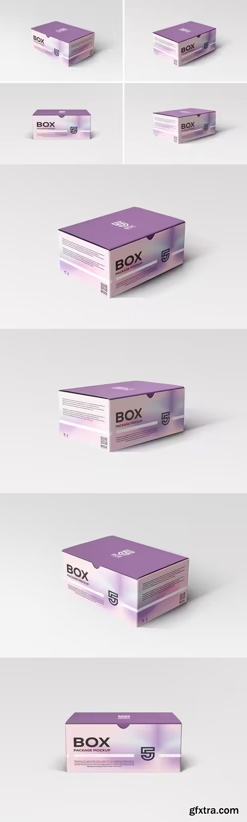Box Package Mockups