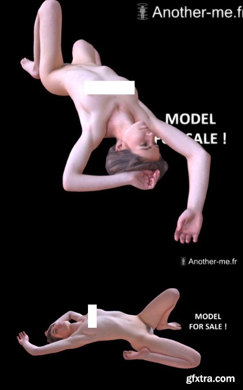 D. Laying on the back 3d model [NSFW]