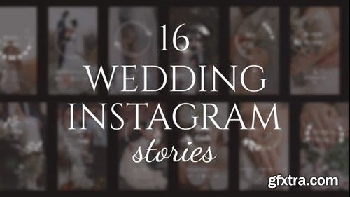Videohive 16 Wedding Instagram Stories 43388751