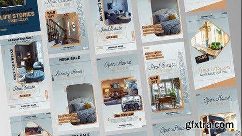 Videohive Luxury House Real Estate Stories 43401033