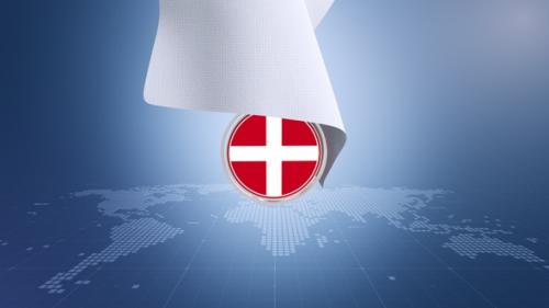 Videohive - Cloth Sovereign Military Order Of Malta Flag Reveal - 43334425