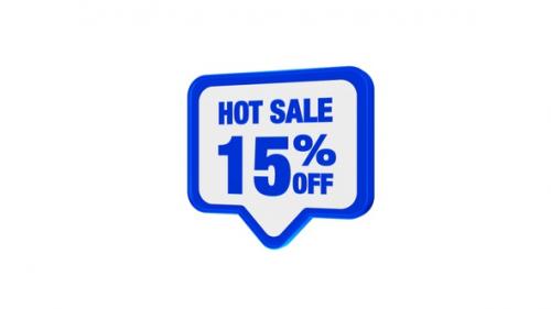 Videohive - Hot Sale Discount Badge 15 Percent Off - 43393132