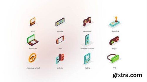 Videohive Games - Isometric Icons 43427642