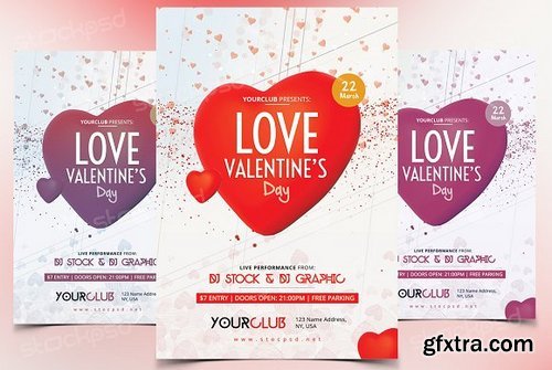 Valentine s Day - PSD Flyer